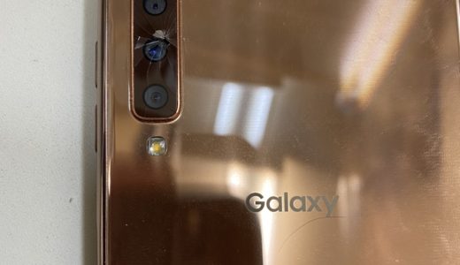 【Galaxy A7  SM-A750C】アウトカメラレンズ交換修理（蒲田店）