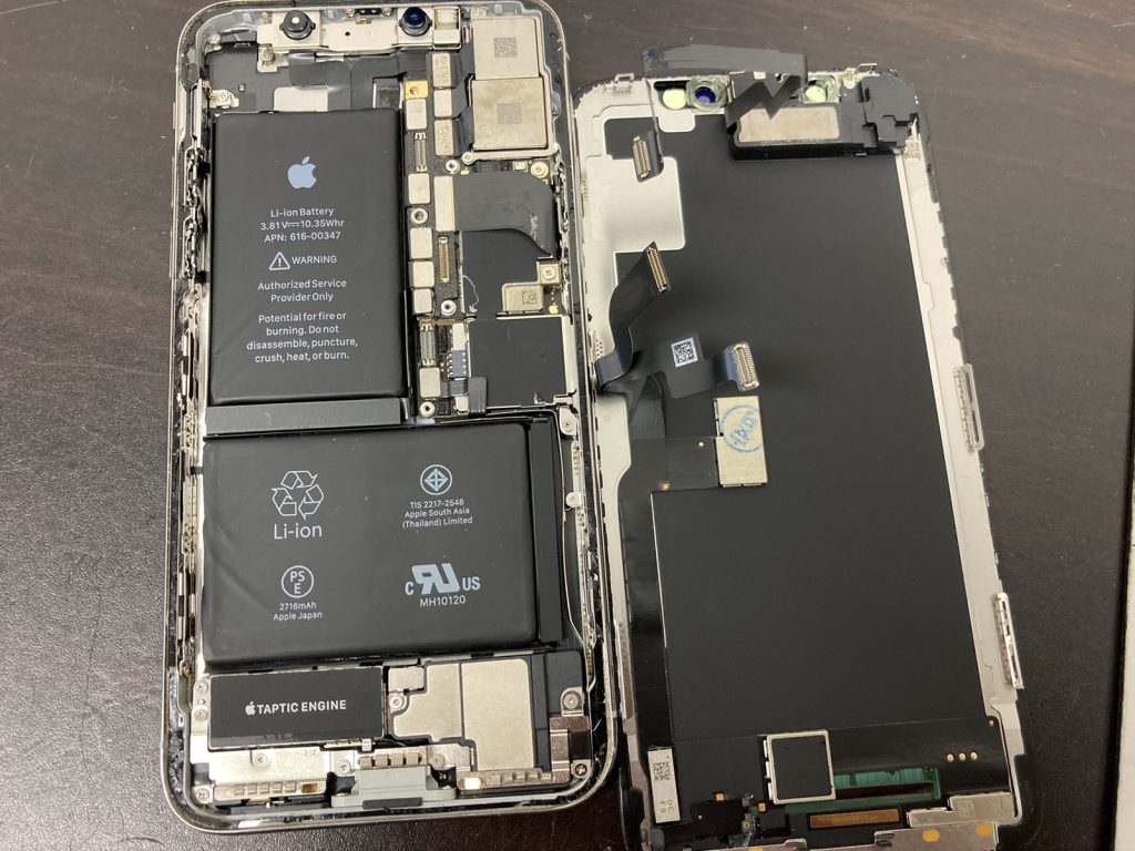 iPhone X　液晶不良　液晶交換　画面交換　液晶修理　画面修理　修理　新宿