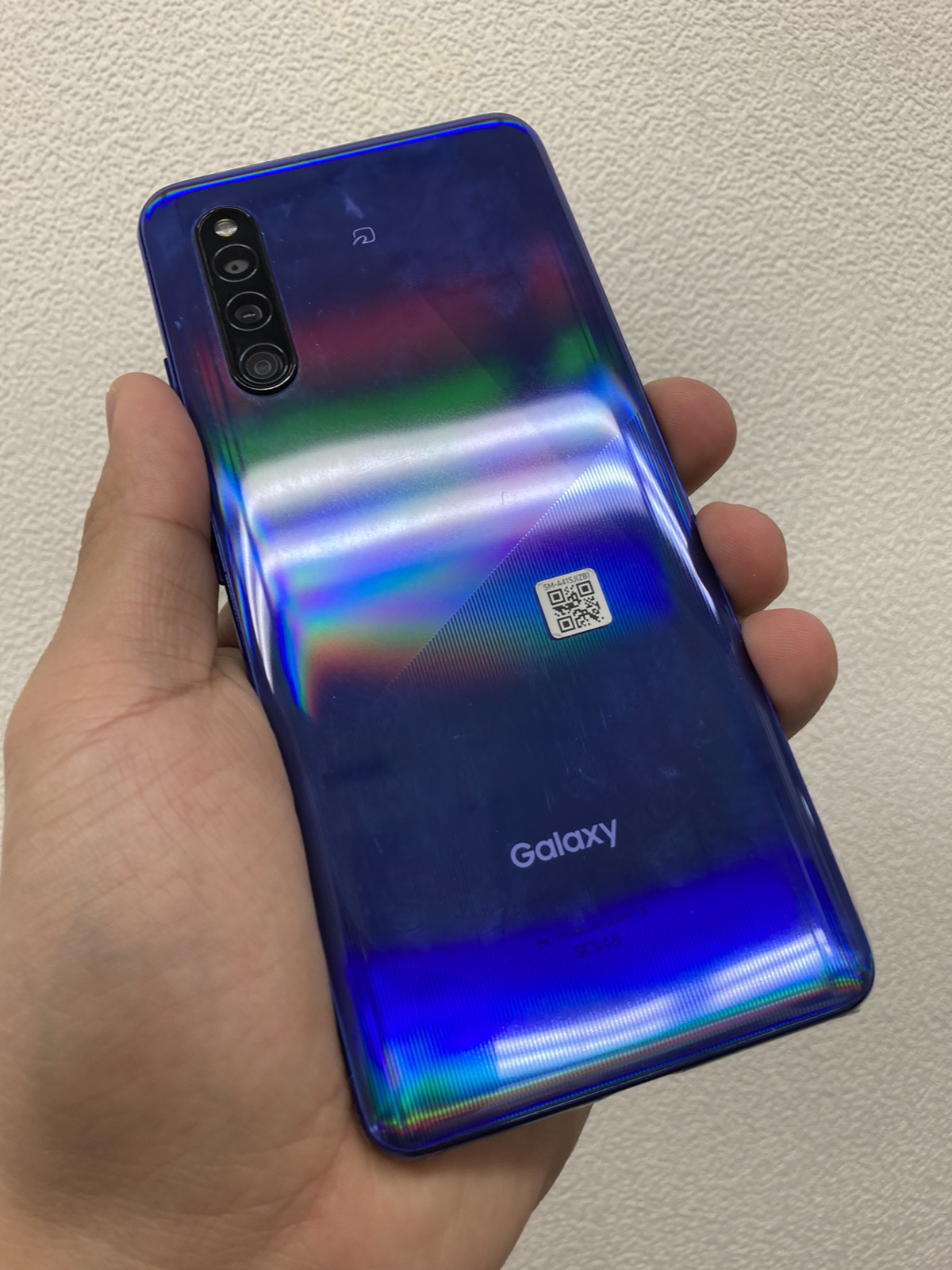 Samsung Galaxy A41 青 画面やや焼け Galaxy A41】充電不良のサブ基盤交換修理実績（新宿店） - Android