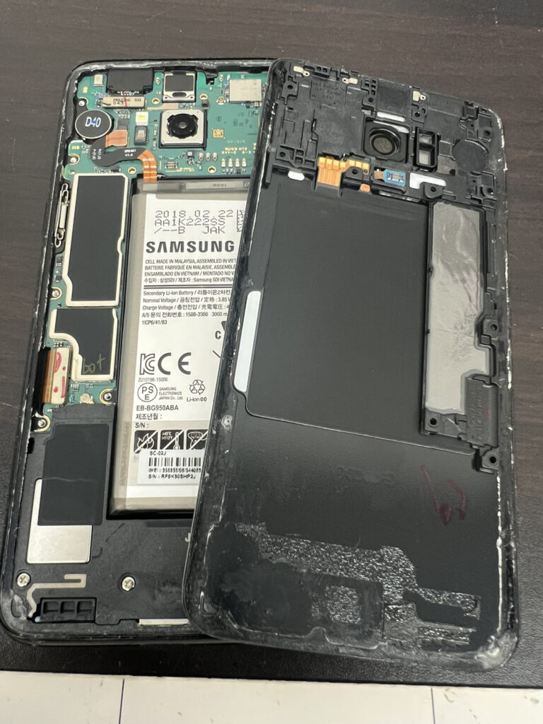 Galaxy S8　液晶不良　液晶交換　画面交換　液晶修理　画面修理　新宿