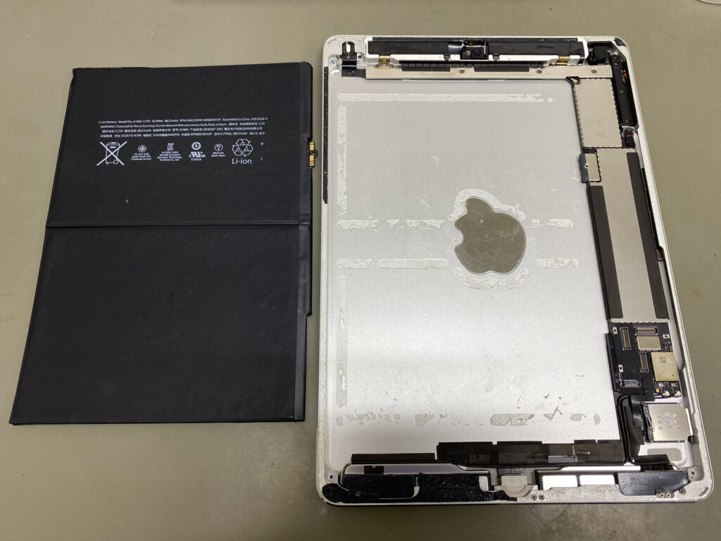 iPadAir バッテリー 修理