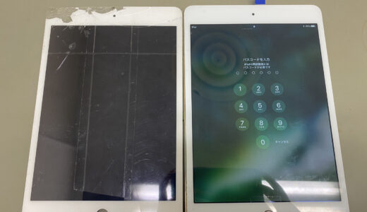 【iPad mini4】液晶故障のフロントパネル交換修理実績（八王子店）