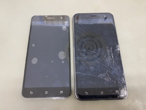 Zenfone3 画面割れ 修理