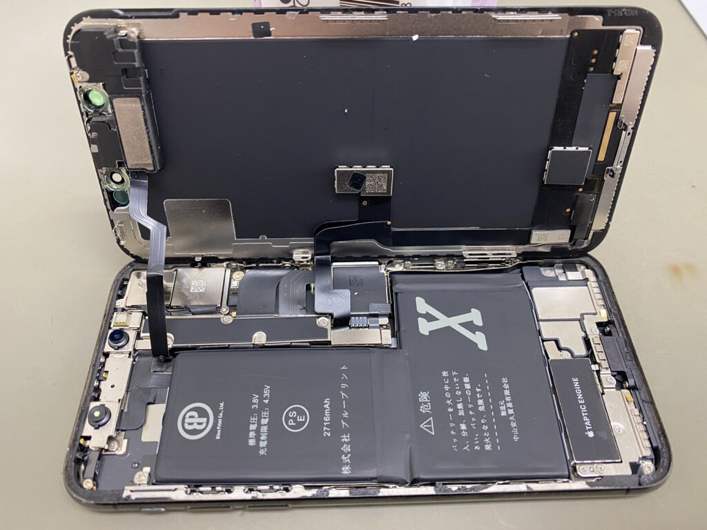 iPhoneX バッテリー交換