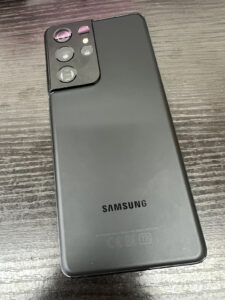 【Galaxy S21 Ultra】液晶不良が出てしまった画面の交換修理実績(新宿店)