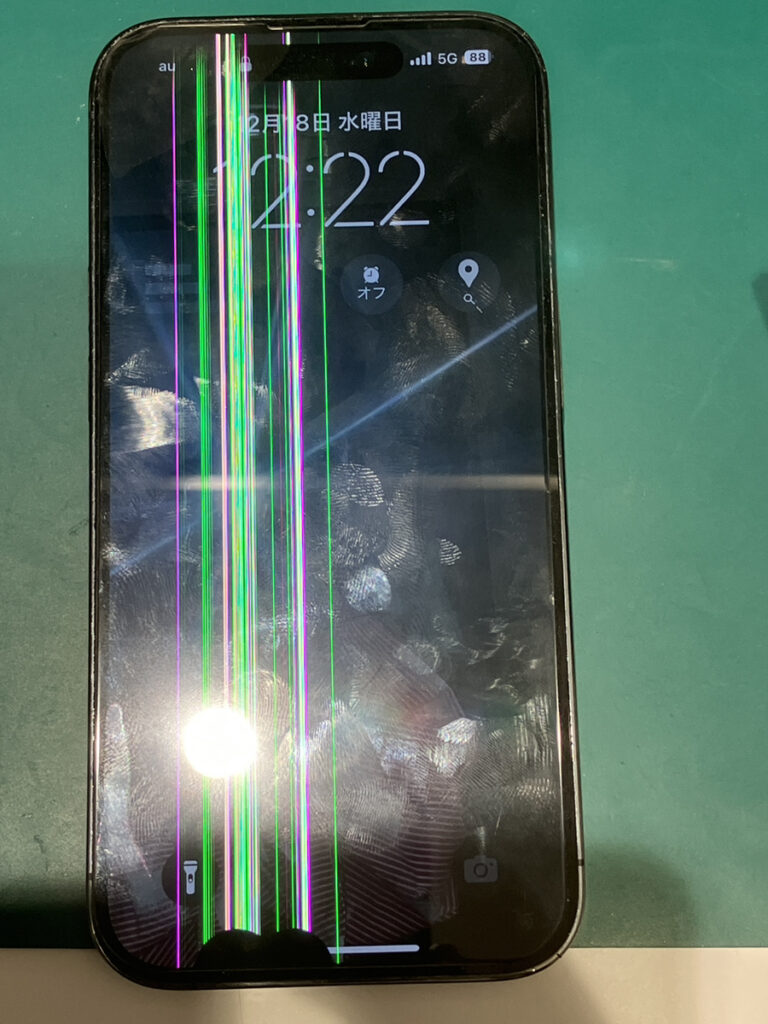 iPhone14Pro 画面交換修理【COCOスマホソニック錦糸町PARCO店