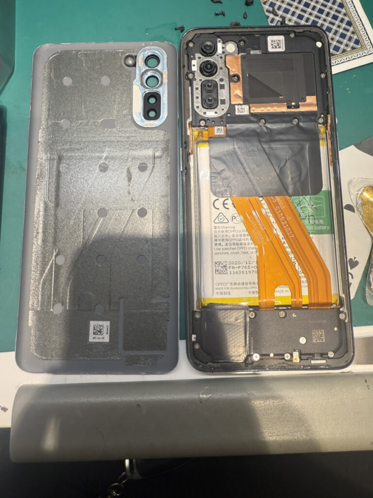 OPPO Reno3 A 本体 ＋ 予備バッテリー OPPO Reno 3A 用 互換内蔵バッテリー BLP765 修理交換 : ROOP3R