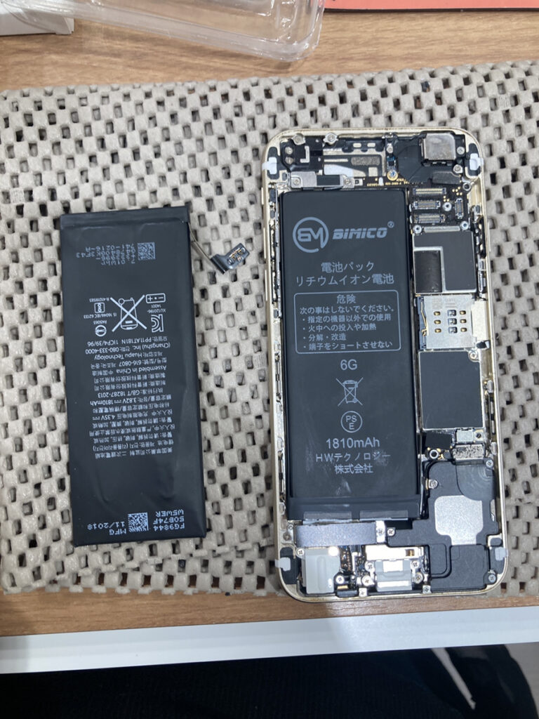 iPhone6バッテリー交換修理【COCOスマホソニック錦糸町PARCO店
