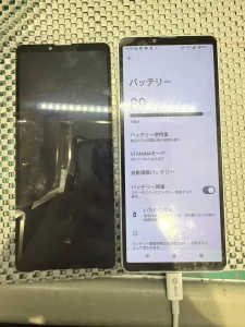 Xperia 10 Ⅵ　画面修理　ノイズが出て起動不可 【錦糸町PARCO店】