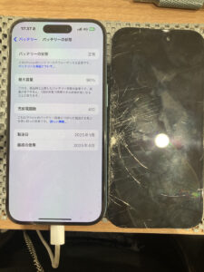 iPhone16 画面/カメラレンズ交換修理【錦糸町PARCO店】